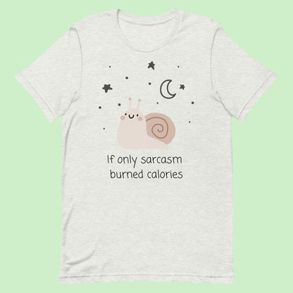 Burning Sarcasm Unisex t-shirt