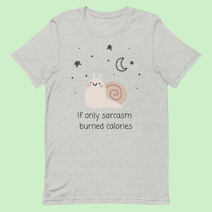 Burning Sarcasm Unisex t-shirt