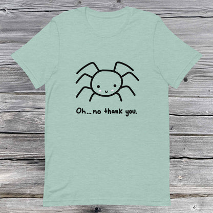 No Thank You Spider Unisex t-shirt