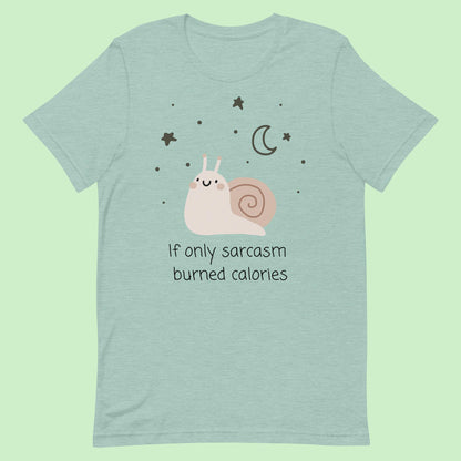 Burning Sarcasm Unisex t-shirt