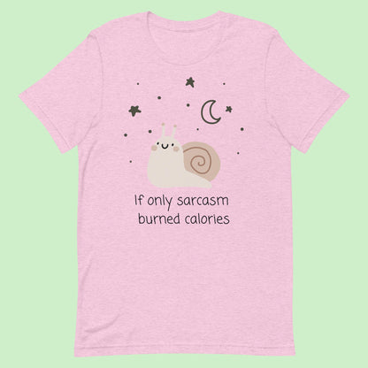 Burning Sarcasm Unisex t-shirt