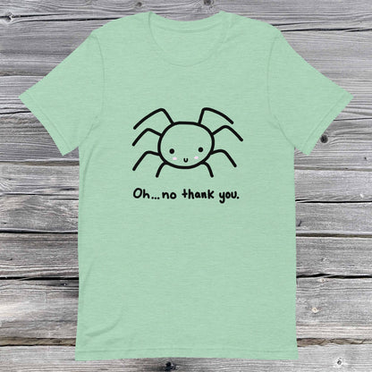 No Thank You Spider Unisex t-shirt