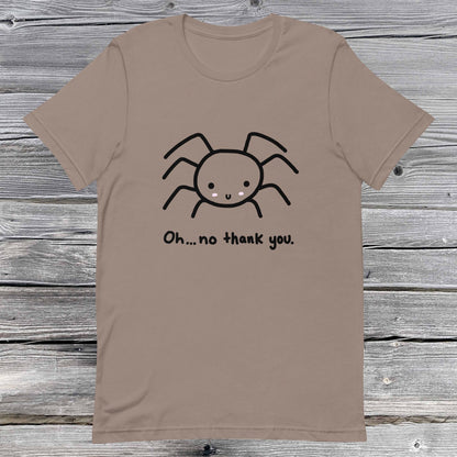 No Thank You Spider Unisex t-shirt