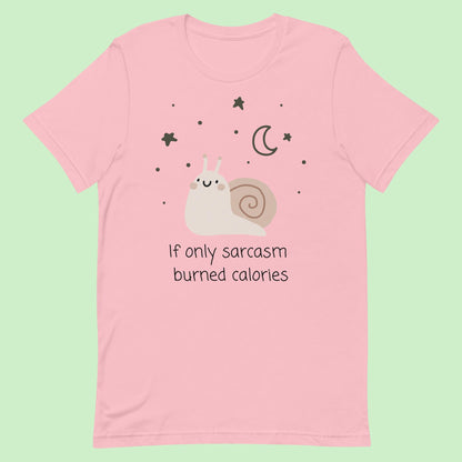 Burning Sarcasm Unisex t-shirt