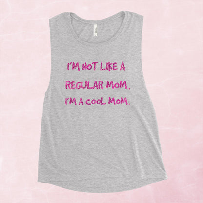 Cool Mom Pink Ladies’ Muscle Tank