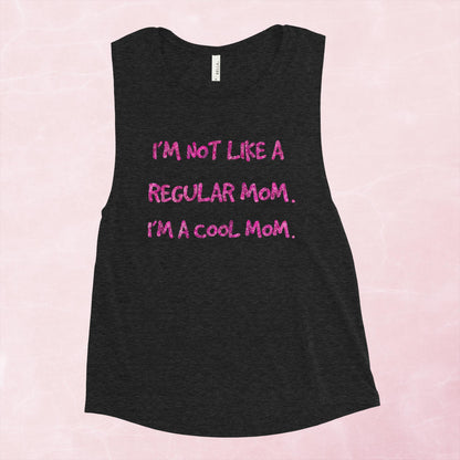 Cool Mom Pink Ladies’ Muscle Tank